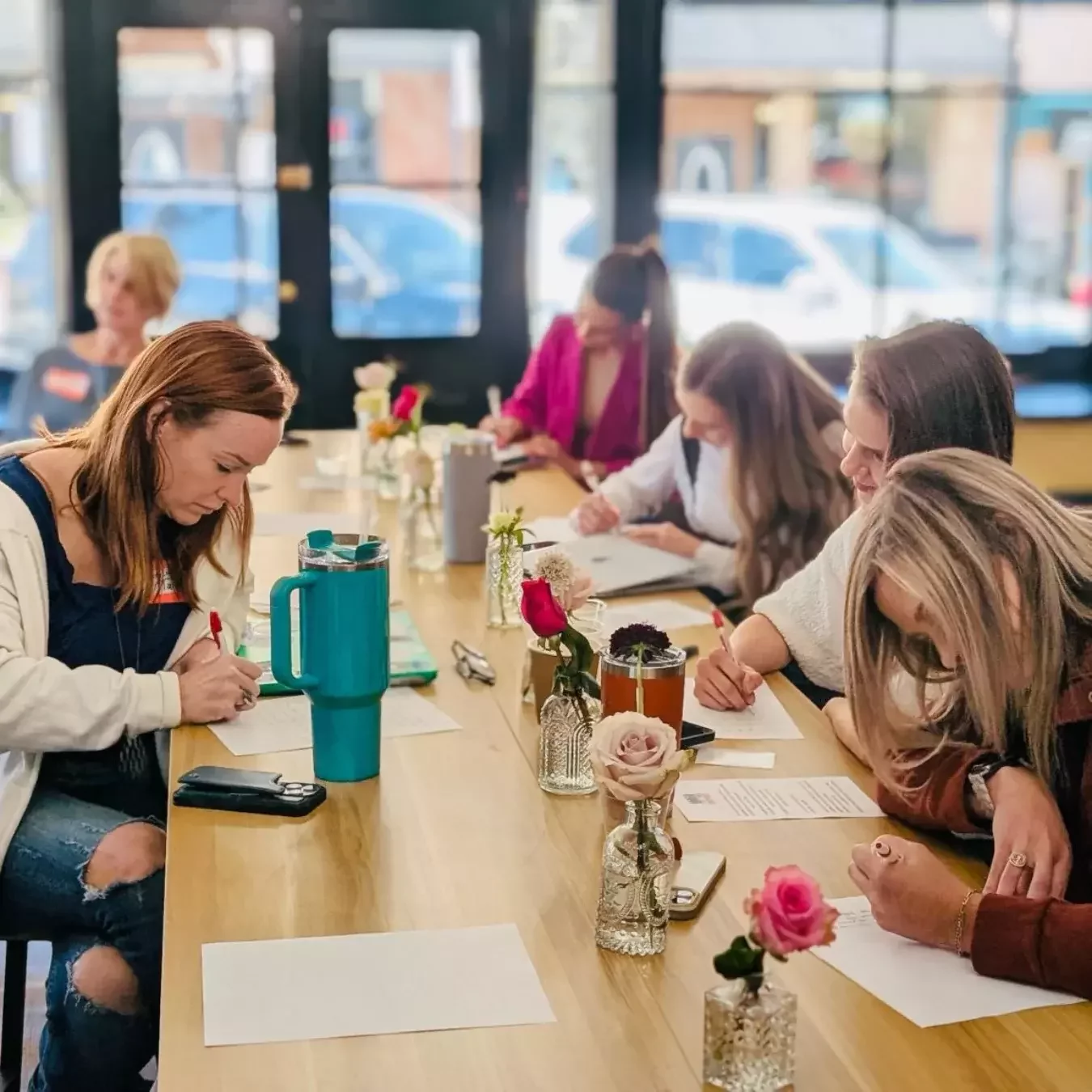 Image of people using Good Life Station event space